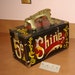 Shoe Shine Box 5 Cents Vintage Wooden 1970's Just Reduced Summer SALE