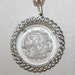 Taurus Zodiac Necklace Signed Trifari Intaglio Crown Signed Stamped on top of T Vintage 1970's