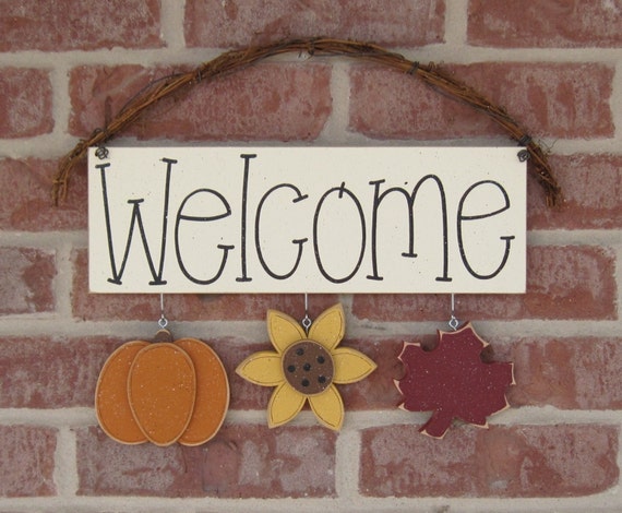 Monthly WELCOME SIGN SEPTEMBER  for wall and home  decor 