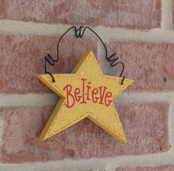 items similar to believe star ornament for christmas tree items similar to believe star ornament for christmas tree