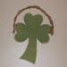 st patricks day hanging clovers