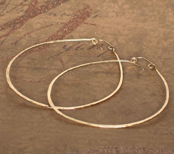 Big Hoop Earrings 3 Inch Hoops Extra Large Hoops Thick