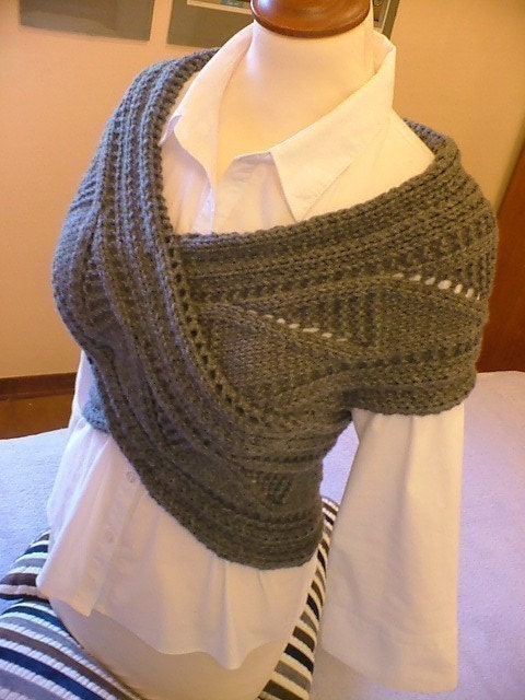 Criss Cross Sweater Vest Cowl Neckwarmer PDF Pattern ORIGINAL