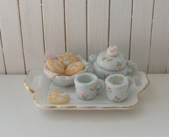reserved miniature shabby chic tea set by htonivydesigns reserved miniature shabby chic tea set by htonivydesigns