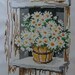 Vintage Basket of Daisies