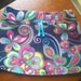 So Retro. Fleece Skirt w/ elastic waist, Sz. 2T- 3T. Dark Blue w multi-color design.