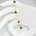 Vintage Swarovksi Bracelet Bezel Crystal Clear and Jet Black