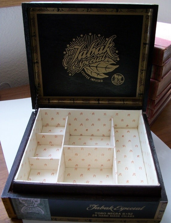 Upcycled Cigar Box Jewelry Box