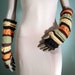 ACCORDION CHUNKY GLOVES - Trendy Fingerless, Exquisitely Soft, Top Quality Italian Yarns