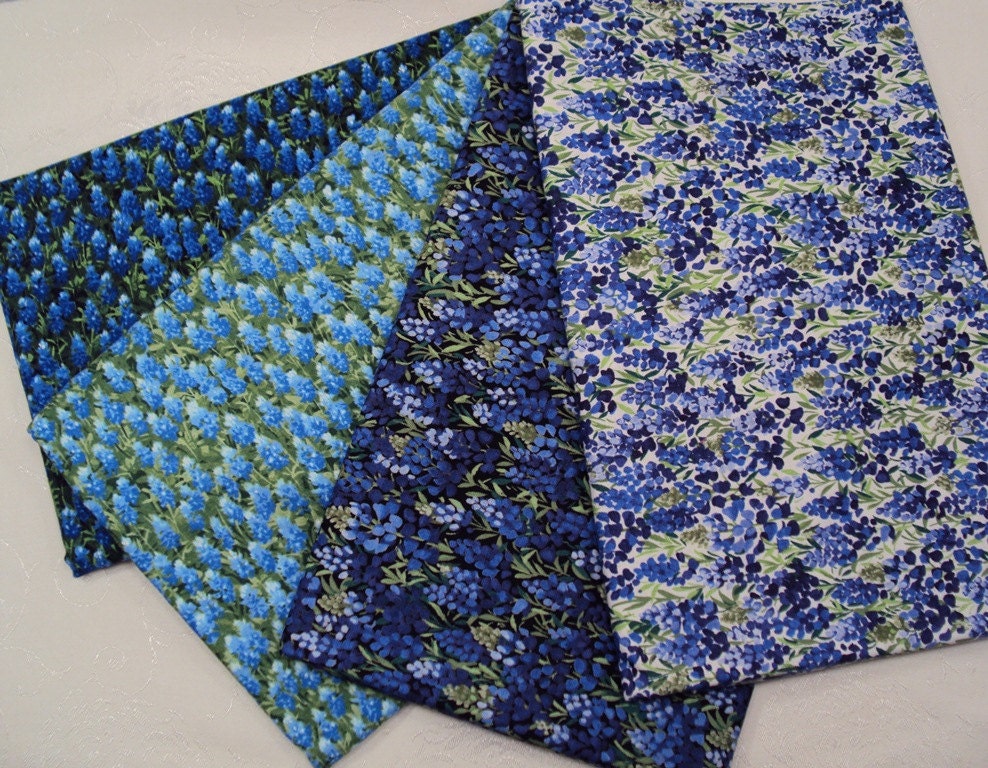 TEXAS 4 yd set Moda quilt fabric lupines flowers
