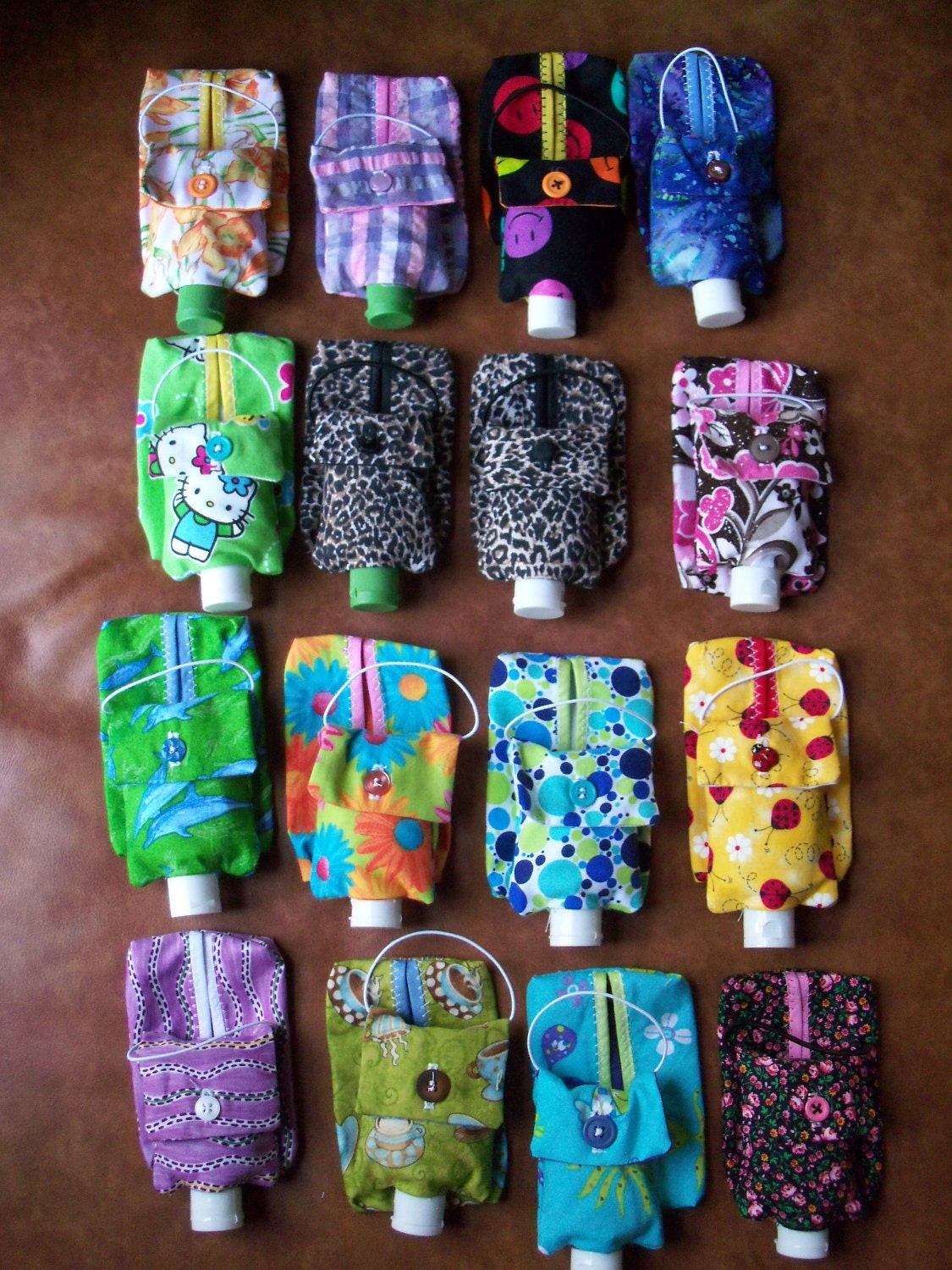 Reserved Hand Sanitizer Holder with Pocket Tissue Cover for