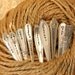 Silverware Garden Stakes Herbs Set of 9 vintage silver plated flatware seedling stakes by beachhouseliving etsy
