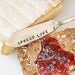 Vintage silverware Spread Love butter knife cheese spreader recycled silver plated flatware butter knife