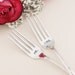Mr. and Mrs. Forks Recycled Vintage Flatware 1953 Primrose Mr. Mrs. Wedding Forks
