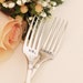 Wedding Forks Hand Stamped Mr. Mrs. Fork Set 1935 to 1948 Capri Vintage Modern