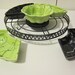 vintage mad men chip dip lazy susan / Modern