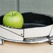 Black and white modern low vessel