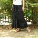 Pull Me...Medium Weight Light Cotton Skirt In Black
