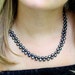 real pearls - last one - peacock black necklace - sale - free ship