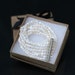 PROMOTION - 8 strand/ 8 row White Genuine Freshwater Pearl BRACELET - Weddings - brides - Bridesmaids - Gifts