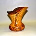 Handturned Hackberry Natural Edge Vase