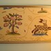 FREE shipping Esty in the USA - Magnetic Fabric Memo Holder Office Organizer - 'Sheer Magnetism' - ACEO display board