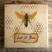 Let It Bee - Honeycomb Cottage Decor Beehive Encaustic Painting