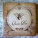 Queen Bee Painting French Cottage Vintage Encaustic