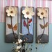 Mountain Mommas - 3 handcrafted gourd flowers