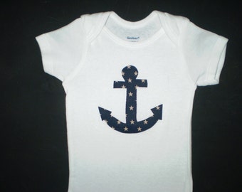 Anchors Away ... Nautical Onesie