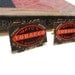 Tin Tobacco Tag Cufflinks - Cigars - Antique Brass and Gold Plate Cuff Links - Hard Empherema