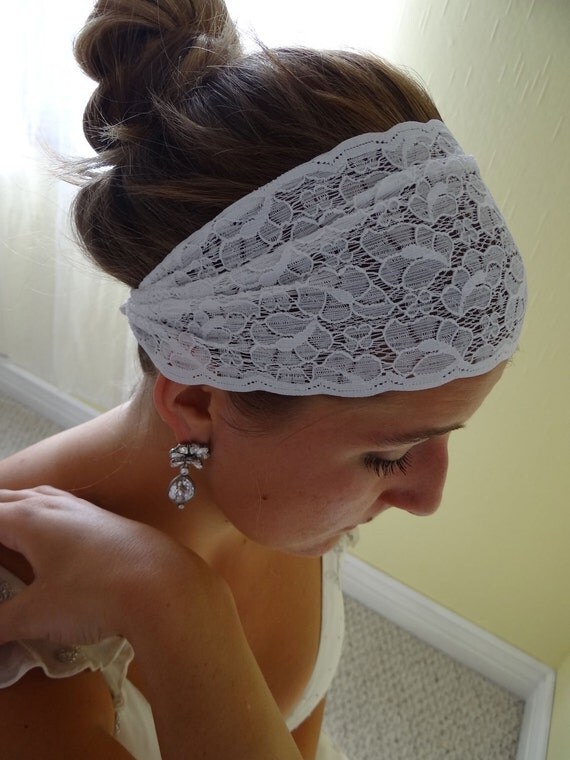 white headband outfit