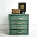 Vintage Metal Shop Drawer Cabinet