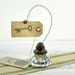 Vintage Door Knob Photo Holder / Wire Picture or Card Holder