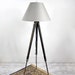 Vintage Industrial Surveyors Tripod Floor Lamp / Industrial Decor
