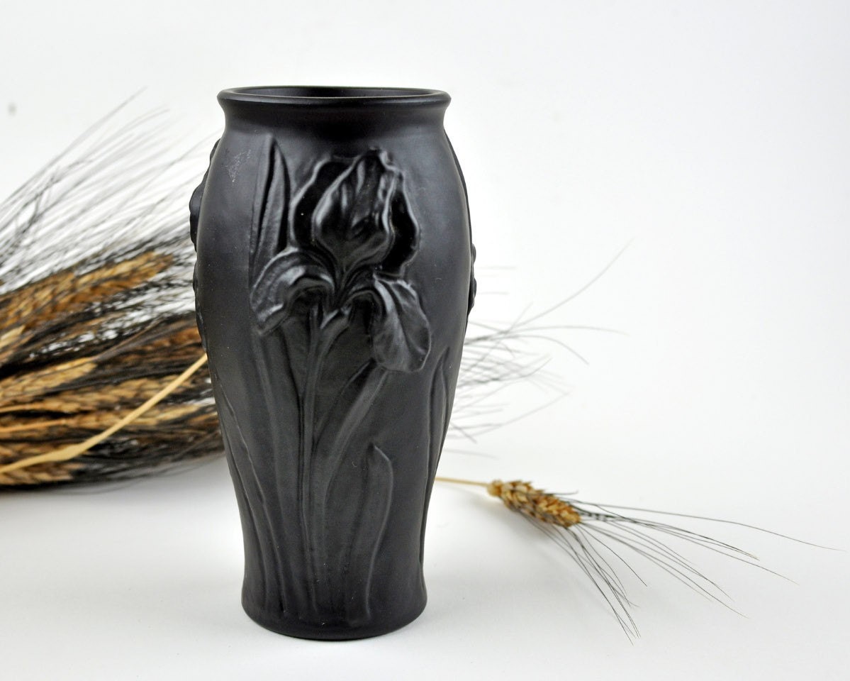 Vintage Tiffin Iris Vase