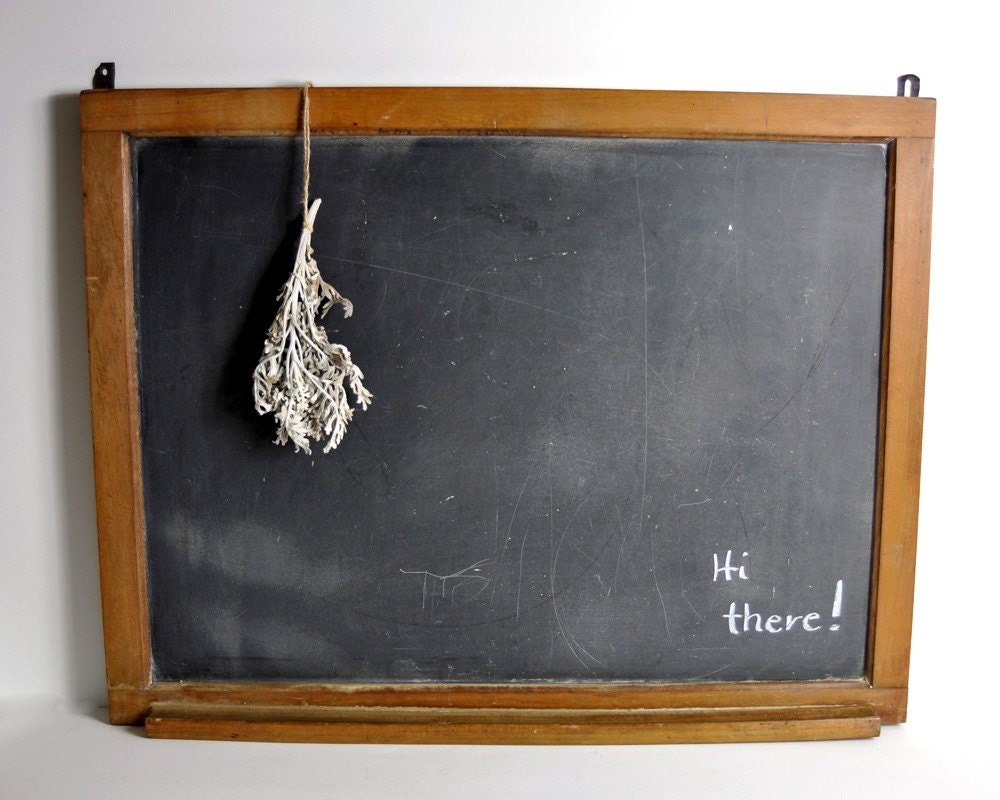 Vintage Large School Chalkboard