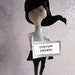 CUSTOM ORDER for Eleonora - Wedding Dolls - handmade soft bride and groom - Handmade in Italy