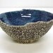 Pottery Geode Bowl Irregular large Avant Garde Handmade Ceramics IN STOCK Shabby Chic Home Decor