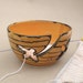 Yarn Wool Organizer Golden Yellow Beehive Knitting Bowl KNITTERS Bees wedding stoneware gift ceramics