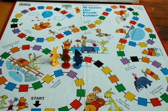 Vintage Winnie the Pooh Board Game