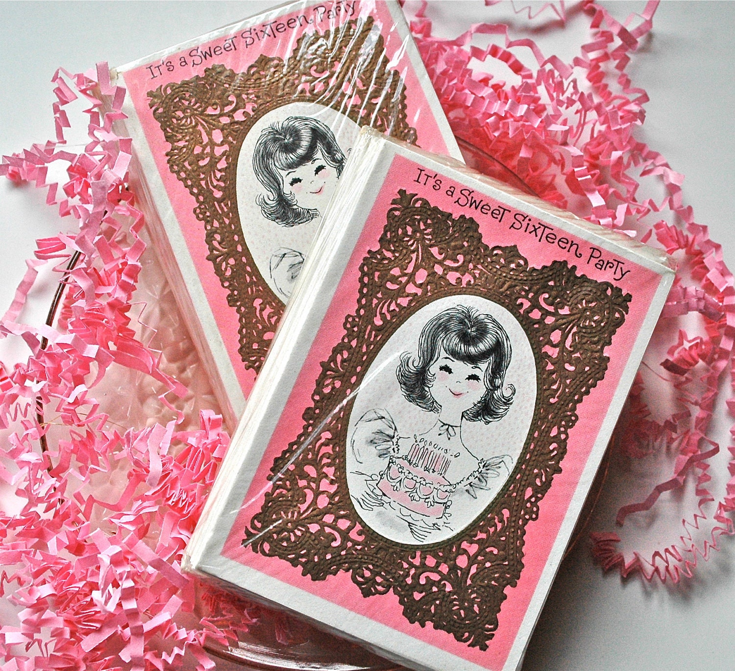 Vintage Sweet 16 Invitations 10