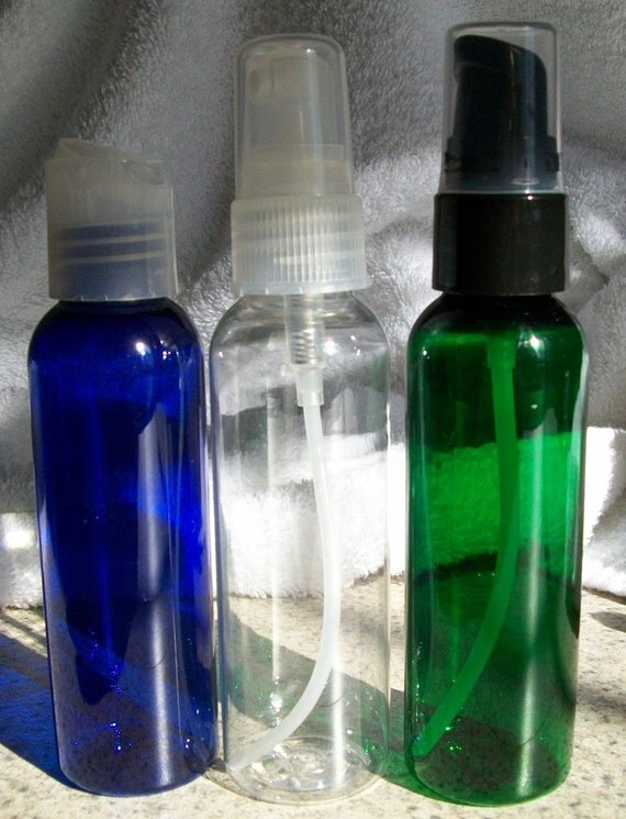 Download Set of 2 oz Plastic PET Bottles Cobalt Blue with Dispenser Yellowimages Mockups