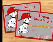 Printable Valentines Day Cards - Dalmation Fire Dog Il_170x135