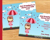 Umbrella Hearts Printable Valentines Day Cards Il_170x135