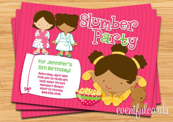 American Girl Slumber Party Invitations 10