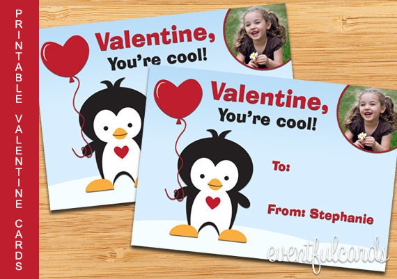 penguin valentines teddy