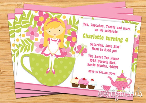 Kids Tea Party Invitations 10