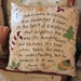 Primitive Christmas Pillow Home Decor Folk Art Country Rustic