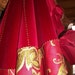 Reserved for annettedonova 56" Anthropologie Inspired Stunning Holiday Red Christmas Tree Skirt 2012 Collection READY TO SHIP